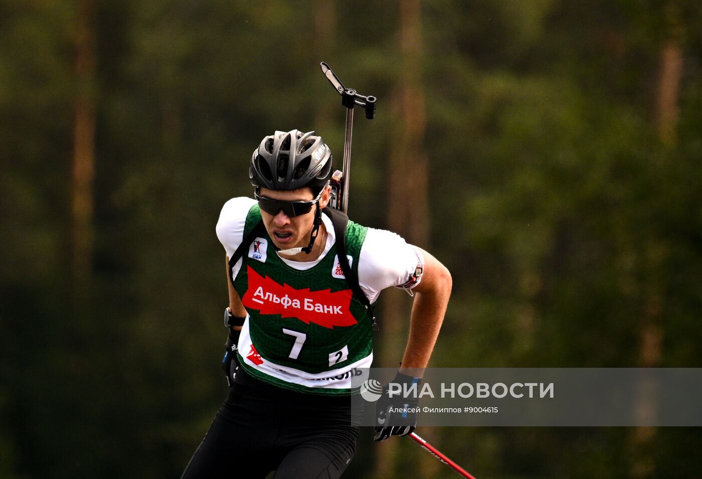 Чемпионат России по биатлону на роллерах. Эстафета
