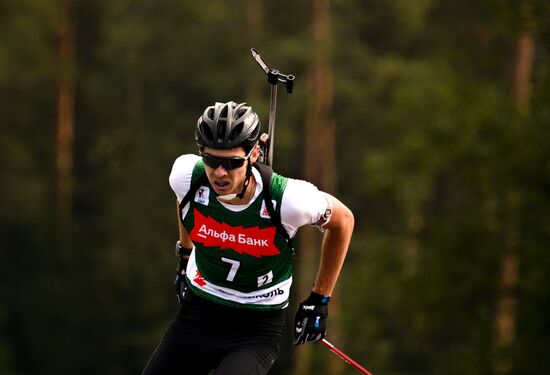 Чемпионат России по биатлону на роллерах. Эстафета