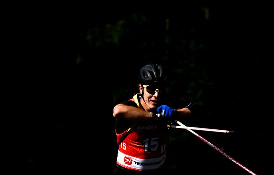 Чемпионат России по биатлону на роллерах. Эстафета