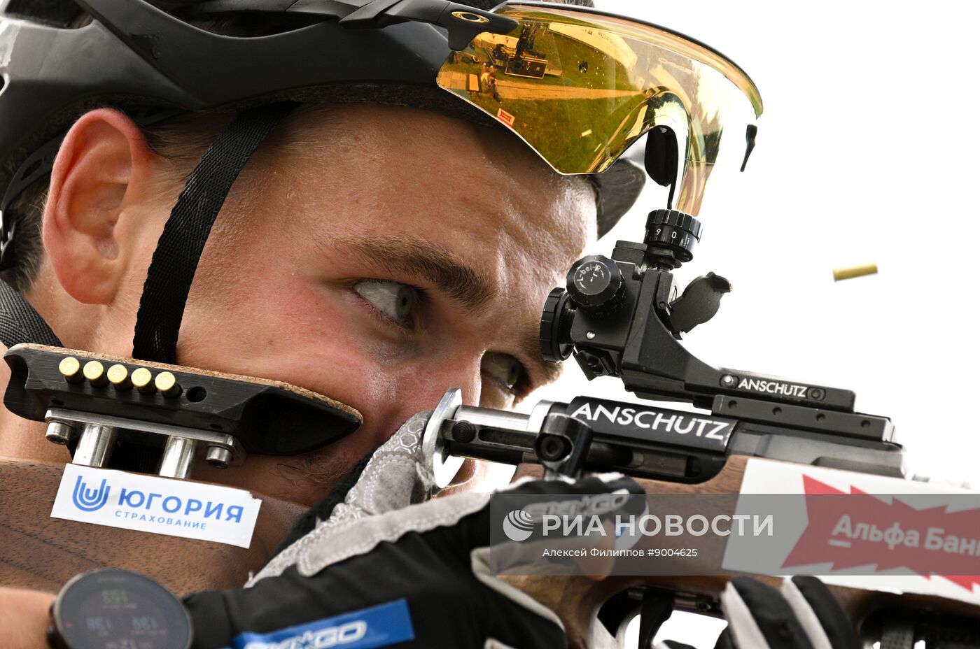 Чемпионат России по биатлону на роллерах. Эстафета