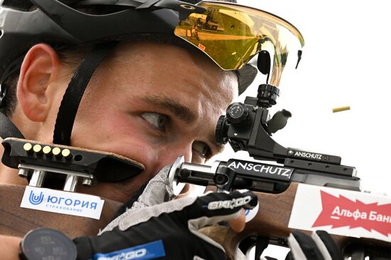 Чемпионат России по биатлону на роллерах. Эстафета