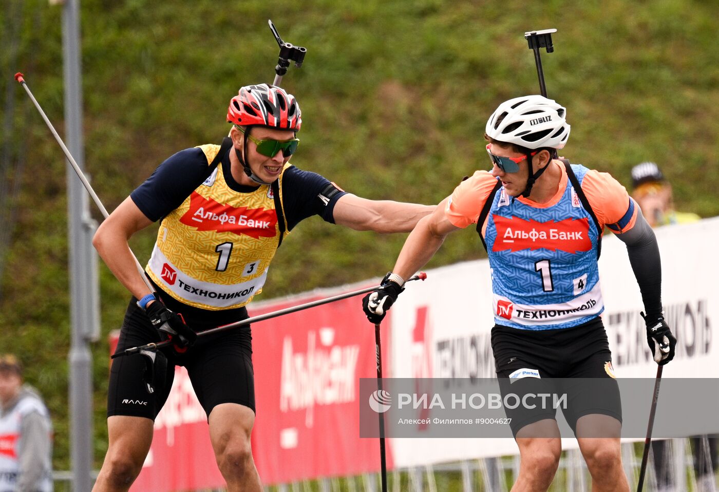 Чемпионат России по биатлону на роллерах. Эстафета