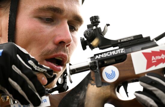 Чемпионат России по биатлону на роллерах. Эстафета