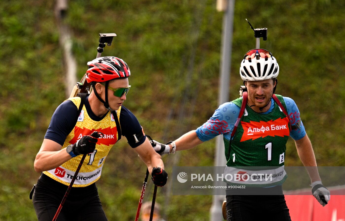 Чемпионат России по биатлону на роллерах. Эстафета