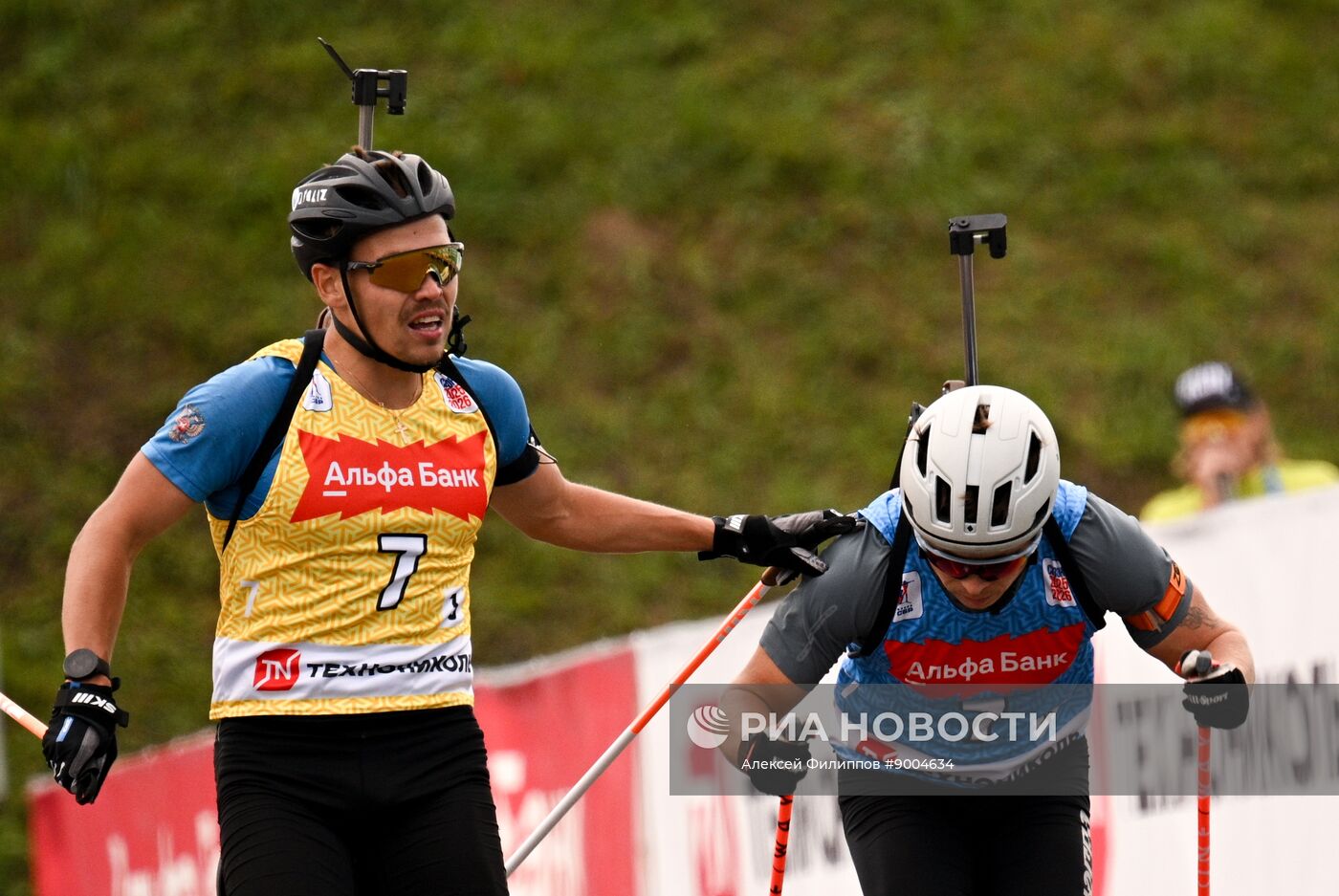 Чемпионат России по биатлону на роллерах. Эстафета