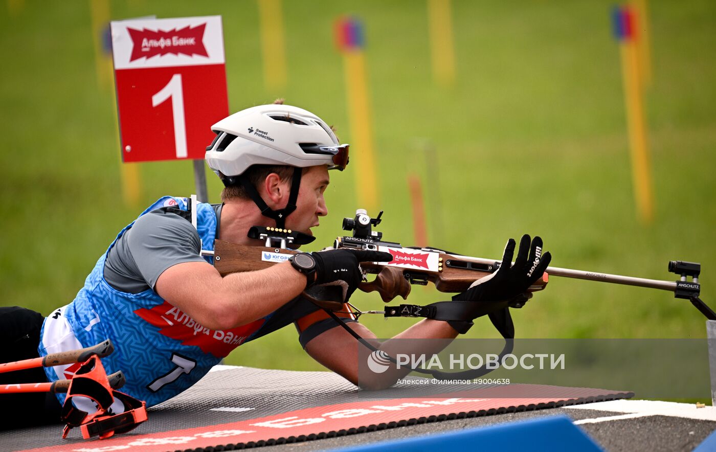 Чемпионат России по биатлону на роллерах. Эстафета