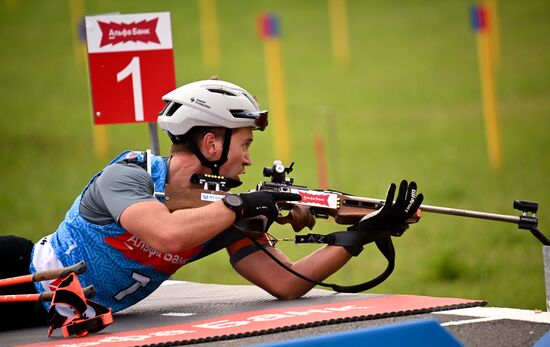 Чемпионат России по биатлону на роллерах. Эстафета