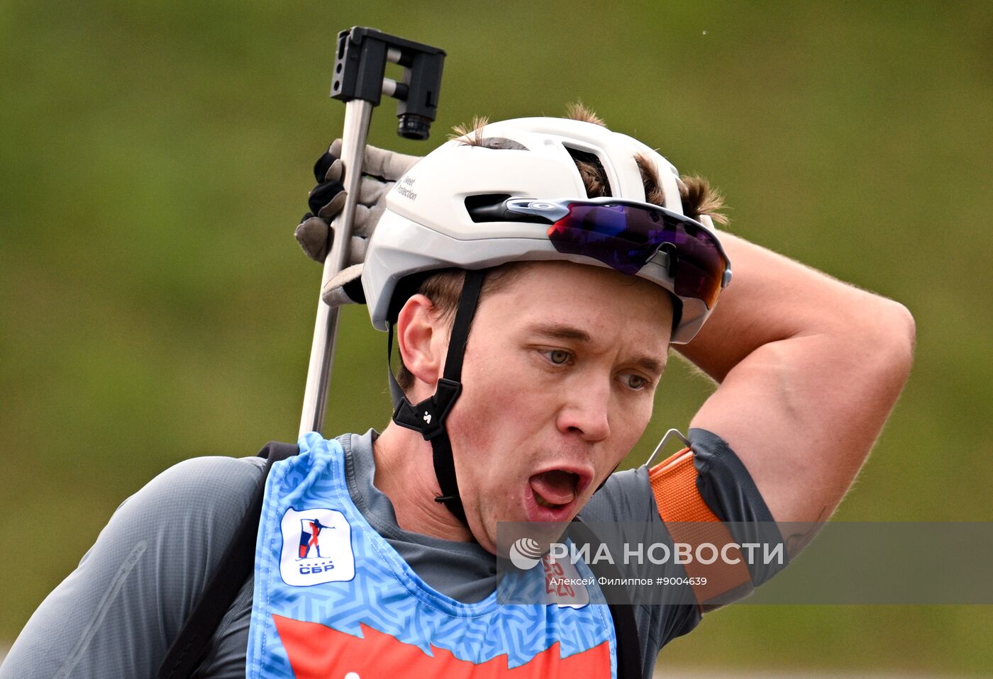 Чемпионат России по биатлону на роллерах. Эстафета