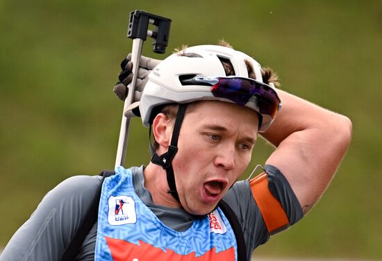 Чемпионат России по биатлону на роллерах. Эстафета