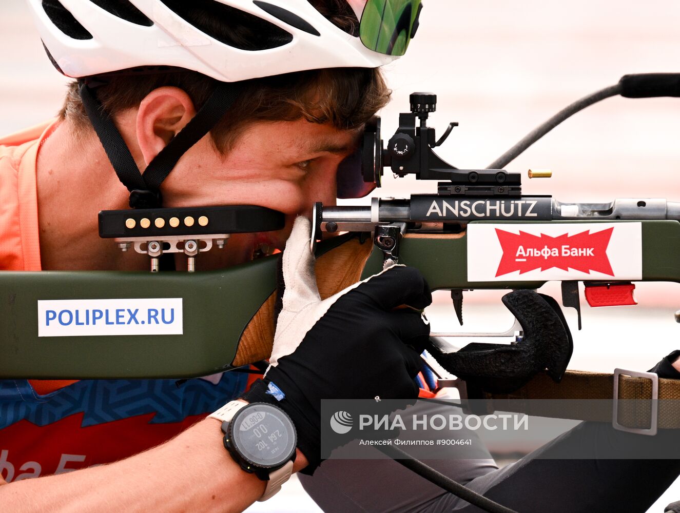 Чемпионат России по биатлону на роллерах. Эстафета