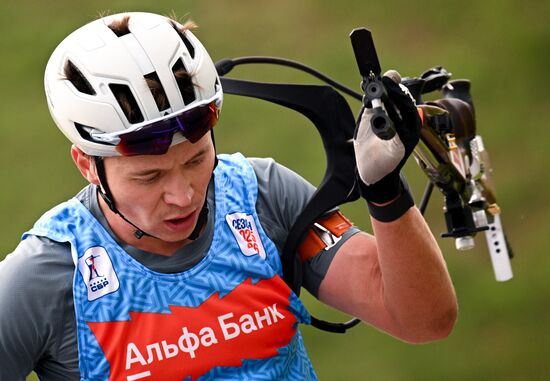 Чемпионат России по биатлону на роллерах. Эстафета