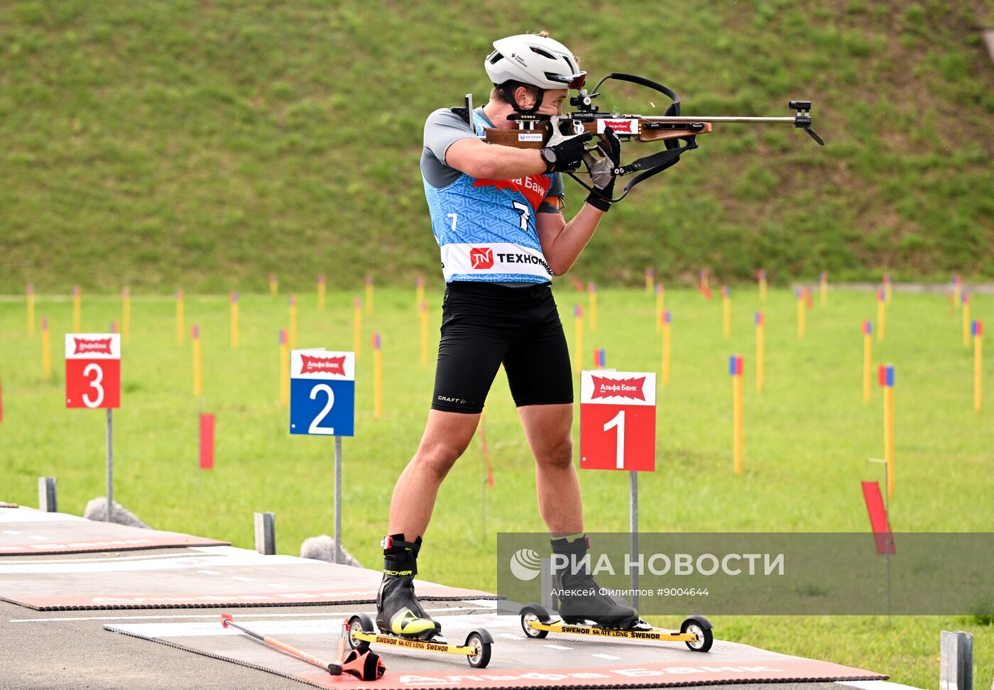 Чемпионат России по биатлону на роллерах. Эстафета