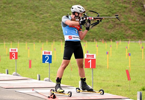 Чемпионат России по биатлону на роллерах. Эстафета