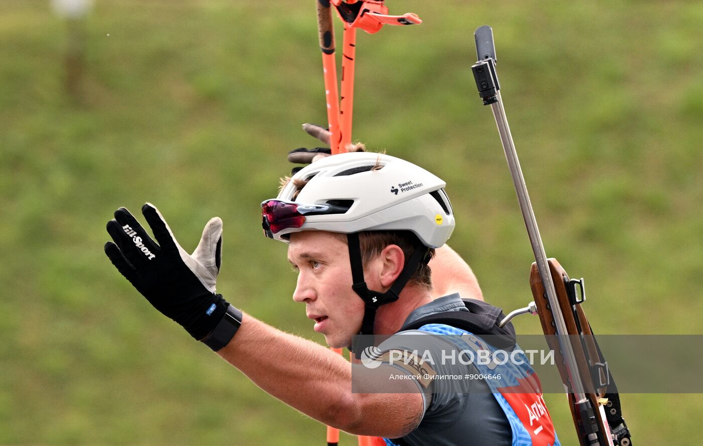 Чемпионат России по биатлону на роллерах. Эстафета