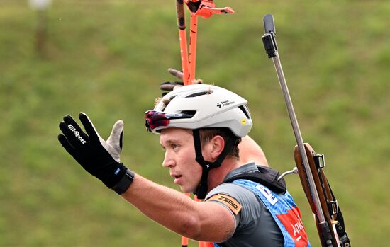 Чемпионат России по биатлону на роллерах. Эстафета