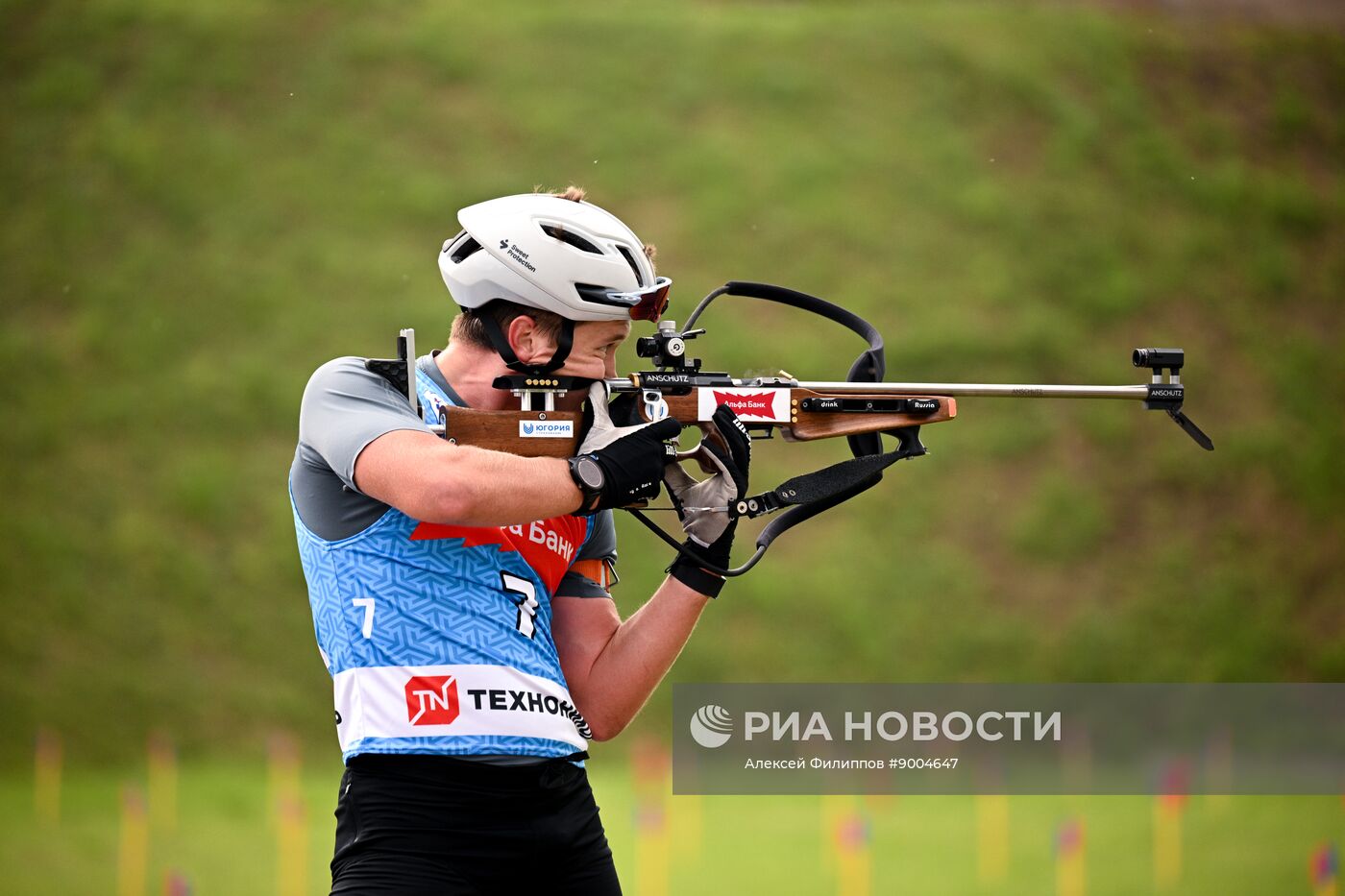 Чемпионат России по биатлону на роллерах. Эстафета