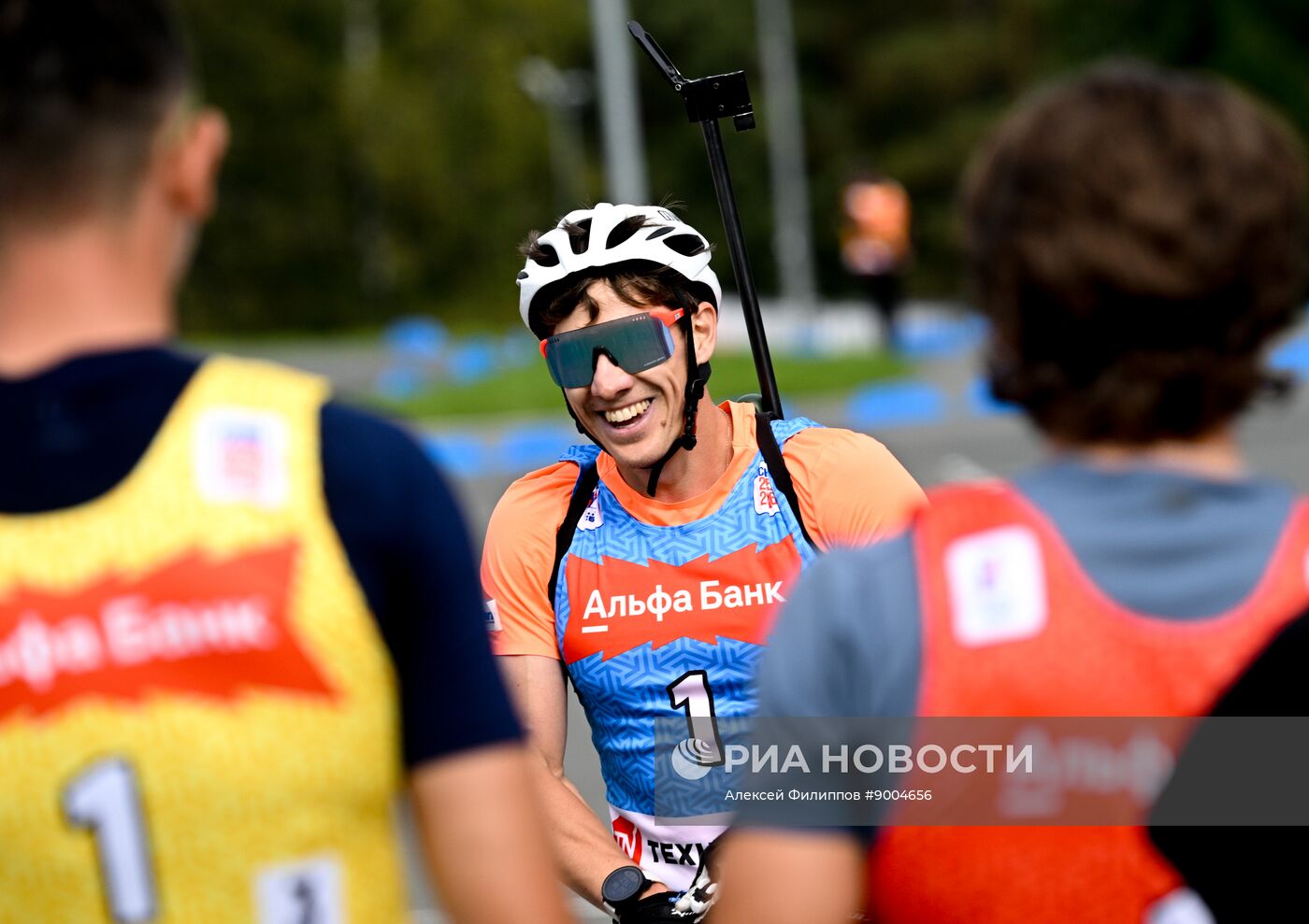 Чемпионат России по биатлону на роллерах. Эстафета