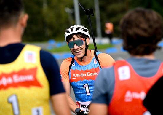 Чемпионат России по биатлону на роллерах. Эстафета