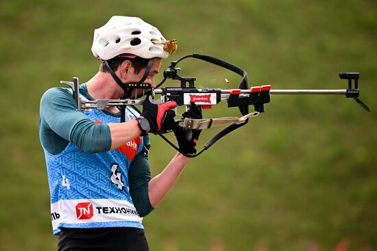 Чемпионат России по биатлону на роллерах. Эстафета