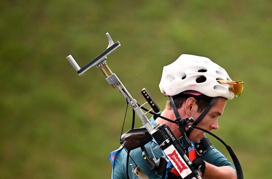 Чемпионат России по биатлону на роллерах. Эстафета