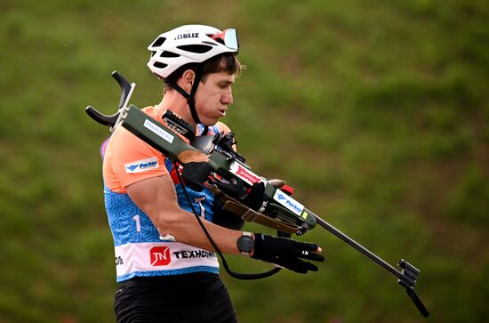 Чемпионат России по биатлону на роллерах. Эстафета