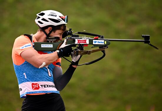 Чемпионат России по биатлону на роллерах. Эстафета