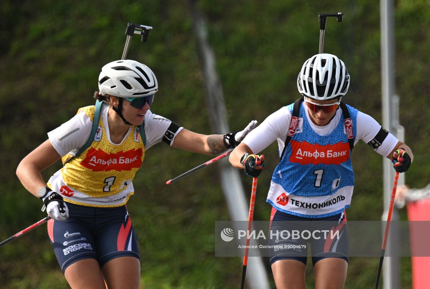 Чемпионат России по биатлону на роллерах. Эстафета