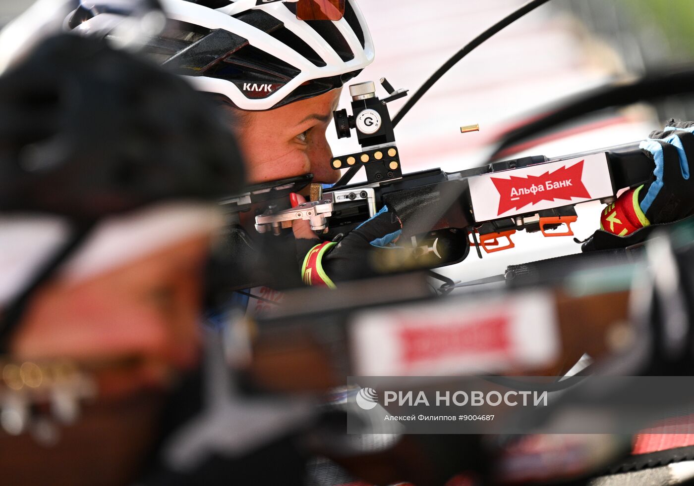 Чемпионат России по биатлону на роллерах. Эстафета