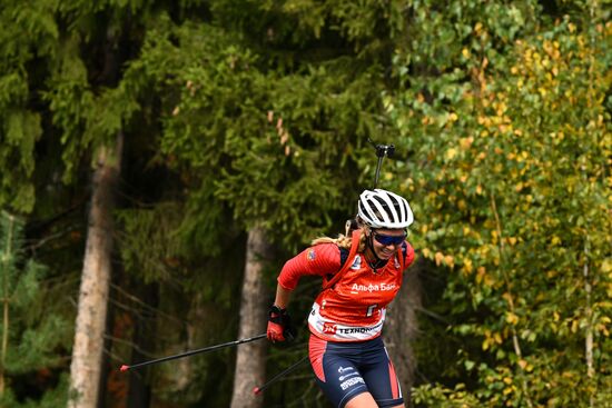 Чемпионат России по биатлону на роллерах. Эстафета