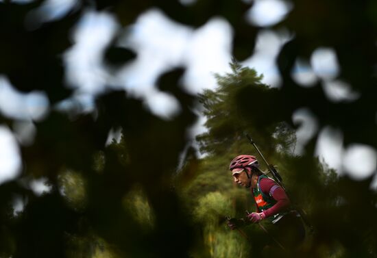 Чемпионат России по биатлону на роллерах. Эстафета