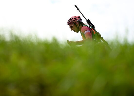 Чемпионат России по биатлону на роллерах. Эстафета