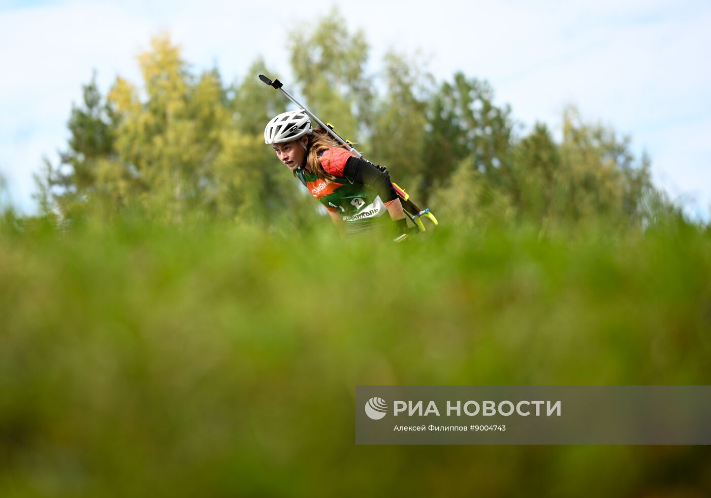 Чемпионат России по биатлону на роллерах. Эстафета