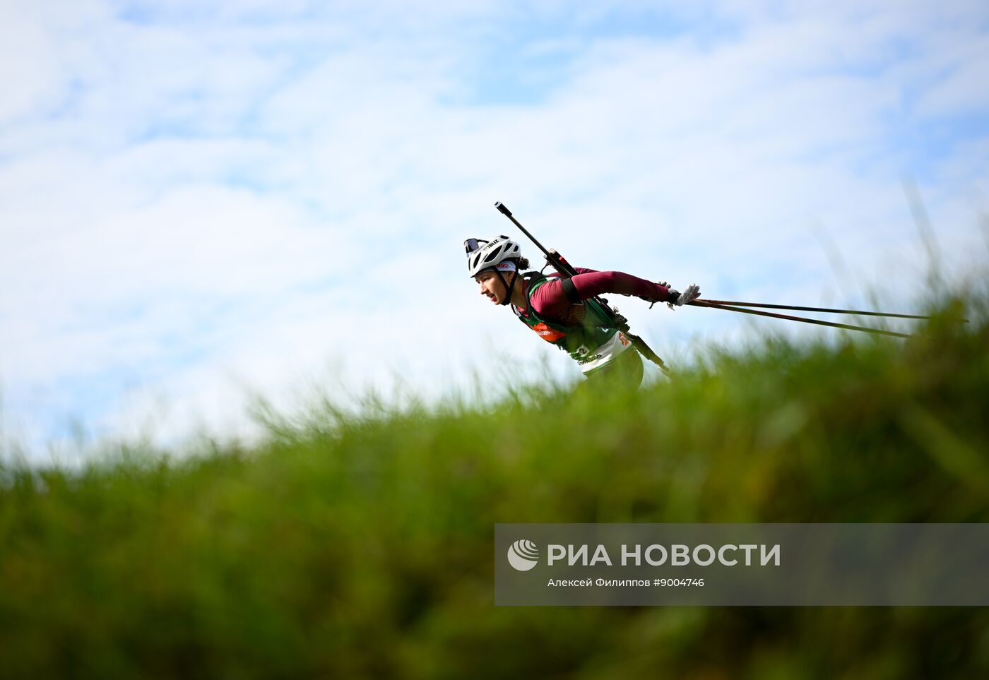 Чемпионат России по биатлону на роллерах. Эстафета