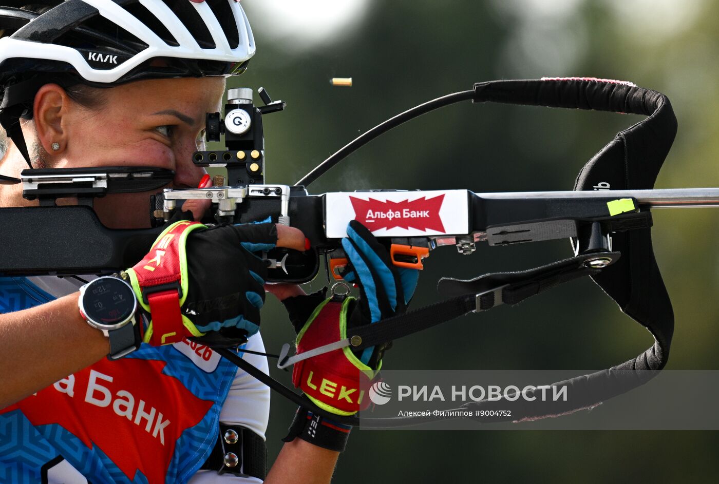 Чемпионат России по биатлону на роллерах. Эстафета