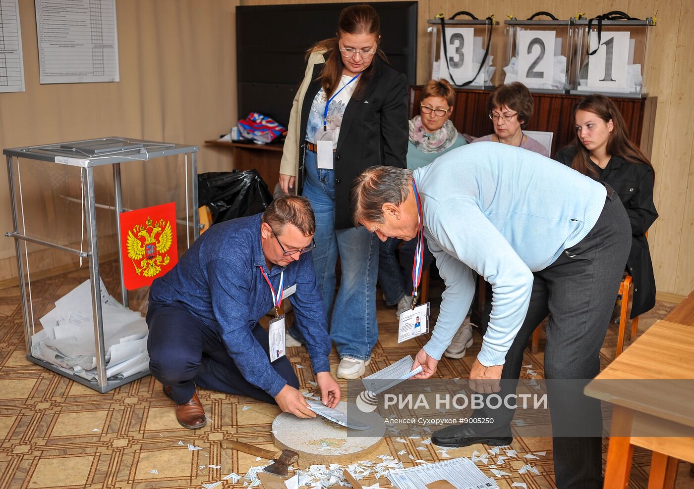 Подсчет голосов на выборах в единый день голосования