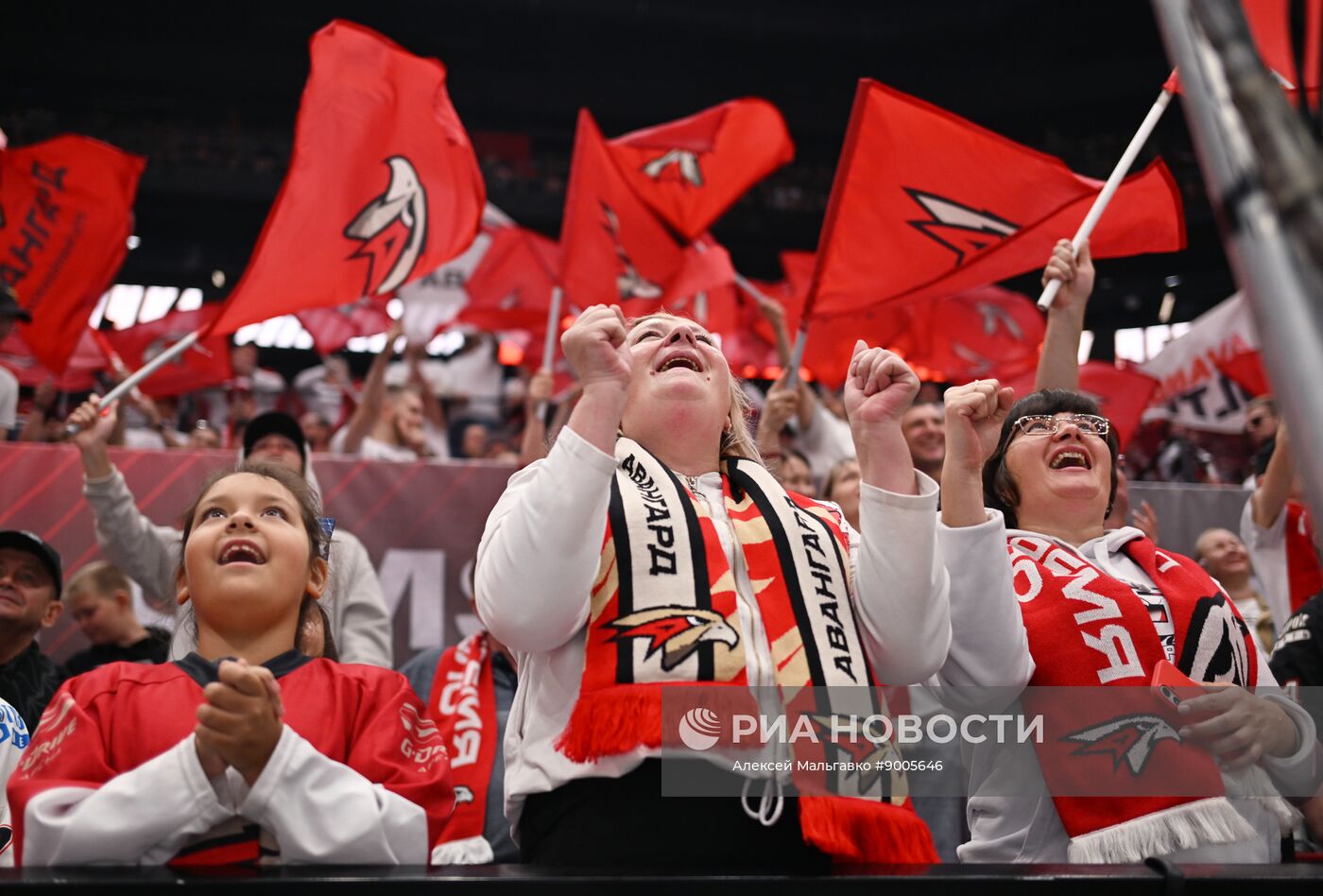 Хоккей. КХЛ. Матч "Авангард" - "Динамо Мн"