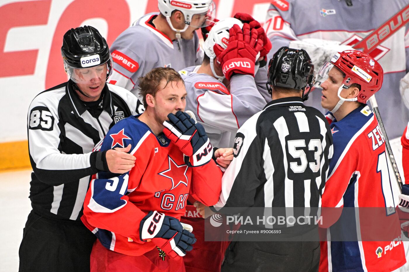 Хоккей. КХЛ. ЦСКА (Москва) - "Спартак" (Москва)