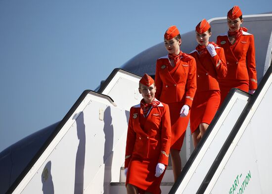 Первый рейс после возобновления работы аэропорта Краснодара