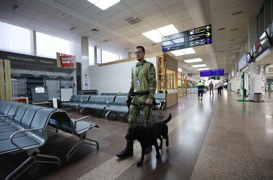 Первый рейс после возобновления работы аэропорта Краснодара