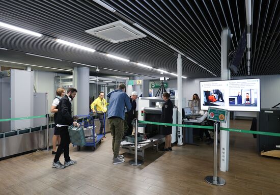 Первый рейс после возобновления работы аэропорта Краснодара