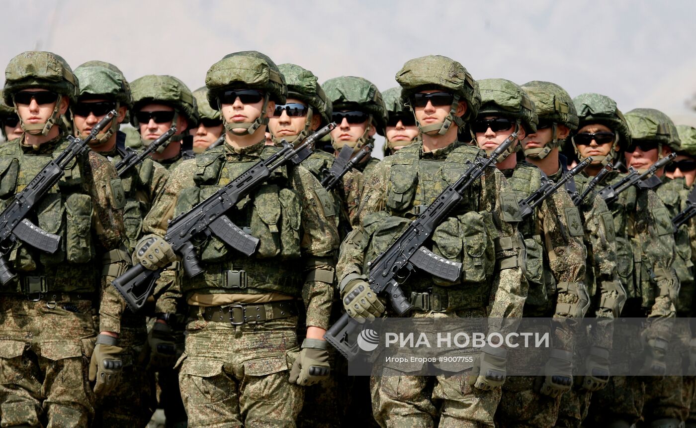 Военные учения ОДКБ "Рубеж–2025" в Киргизии