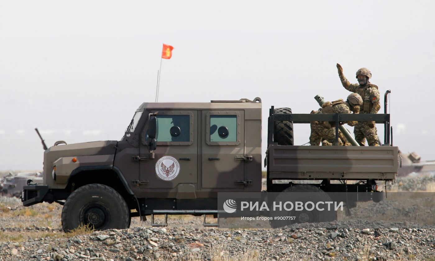 Военные учения ОДКБ "Рубеж–2025" в Киргизии