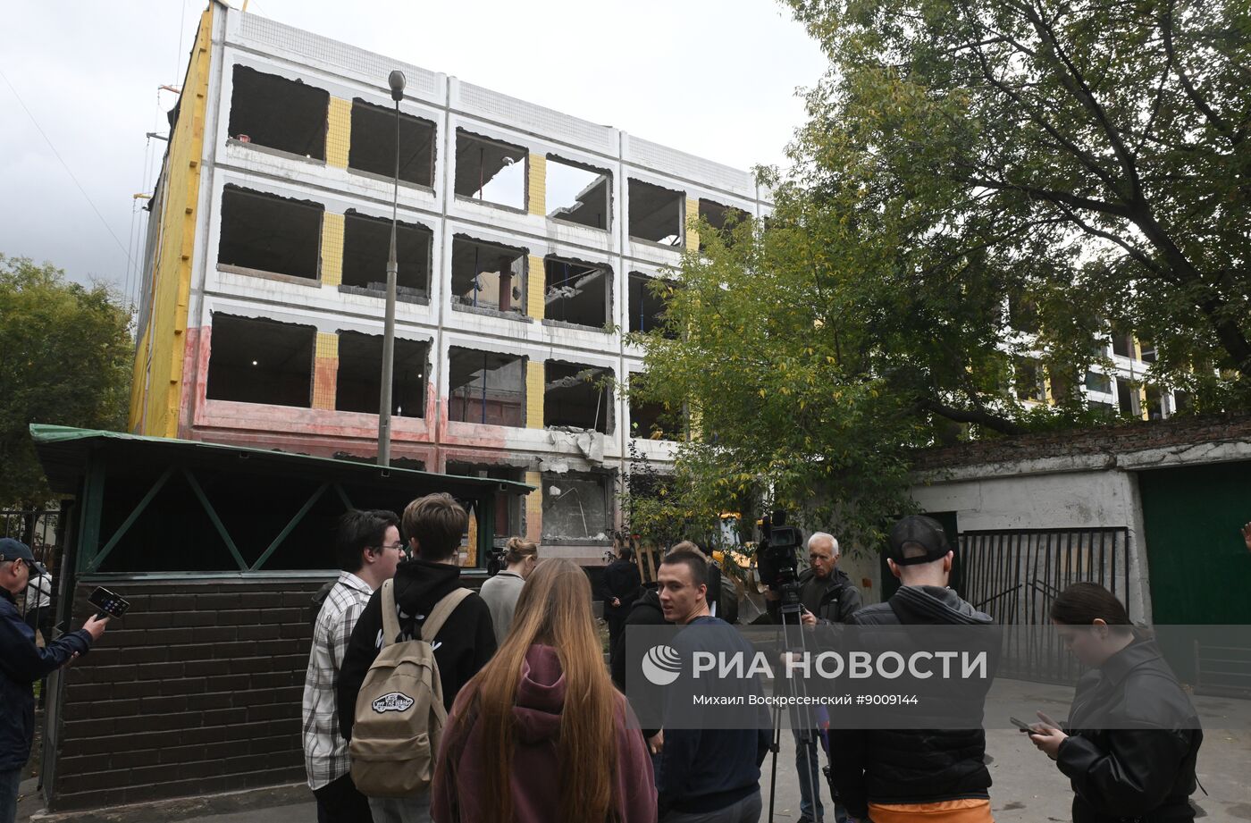 Обрушение произошло во время ремонта в школе на востоке Москвы