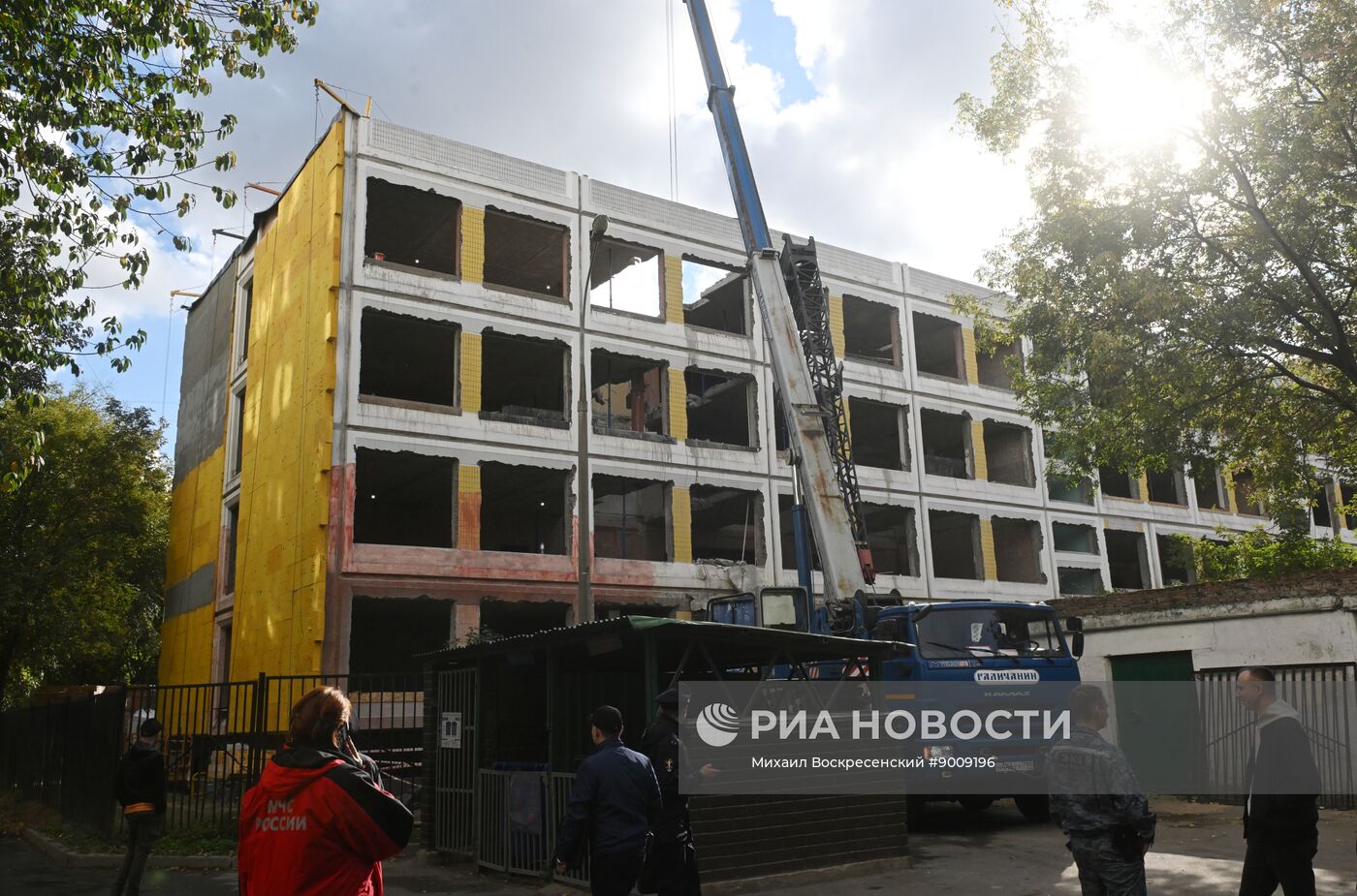 Обрушение произошло во время ремонта в школе на востоке Москвы
