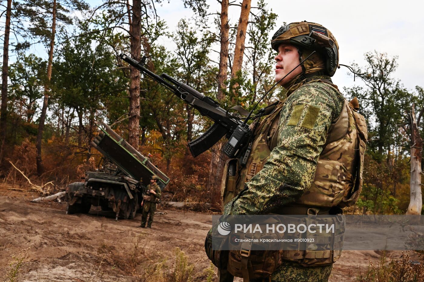 Боевая работа РСЗО "Град" 25-й армии группировки войск "Запад" на Краснолиманском направлении СВО