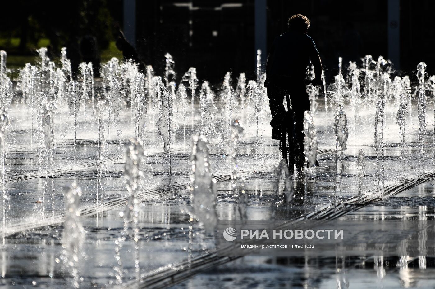 Теплая погода в Москве