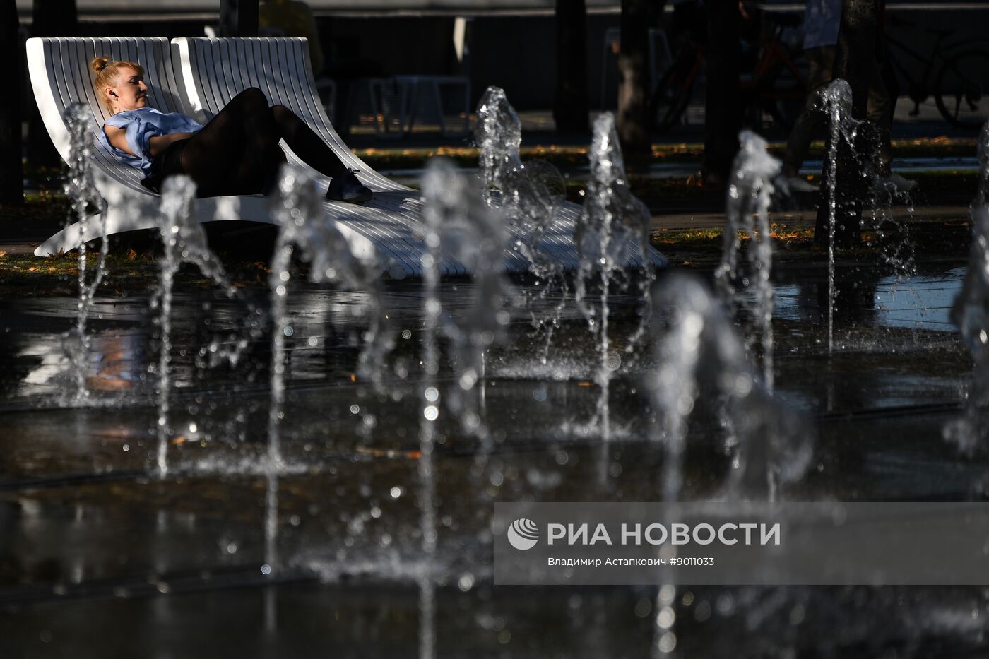 Теплая погода в Москве