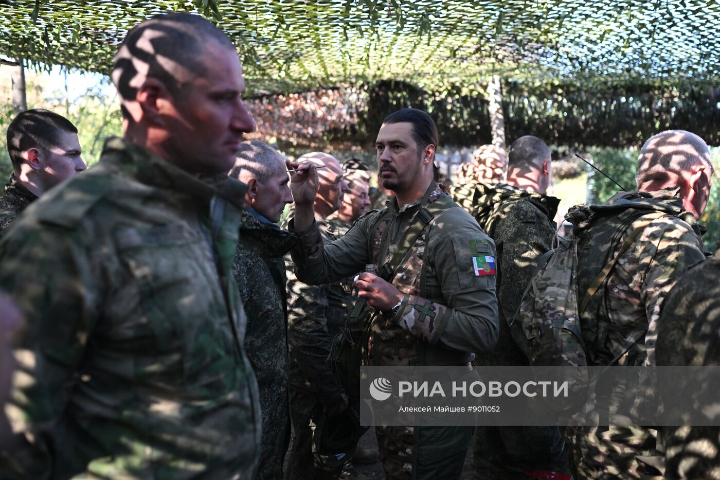 Священник Луганской епархии Сергий Ладик посетил штурмовиков группировки войск "Южная" в ЛНР