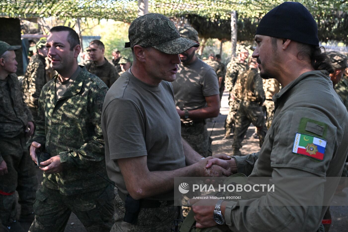 Священник Луганской епархии Сергий Ладик посетил штурмовиков группировки войск "Южная" в ЛНР