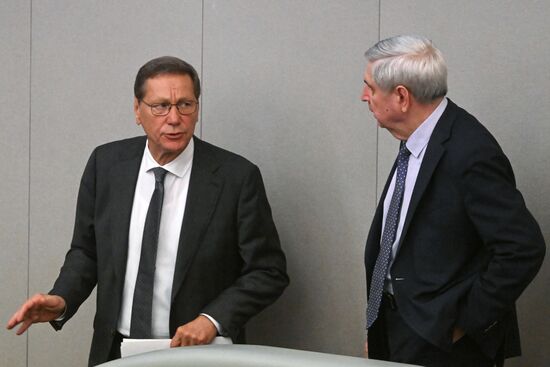 Пленарное заседание Госдумы РФ